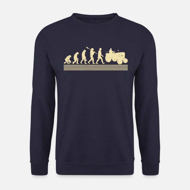 Évolution des agriculteurs - Sweat-shirt Unisexe - marine
