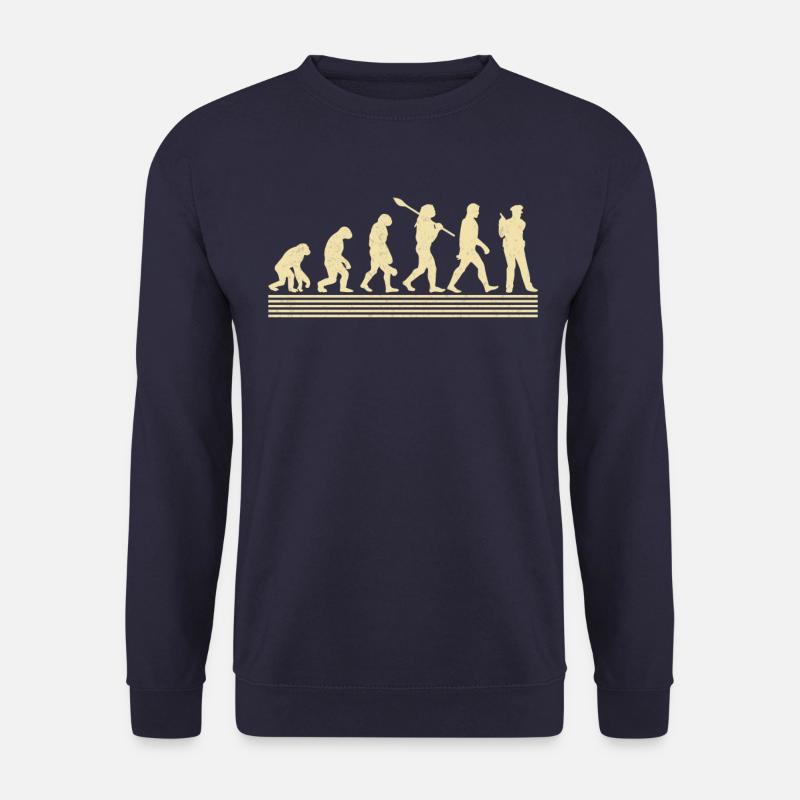Evolution of the Policeman - Unisex Sweatshirt - navy