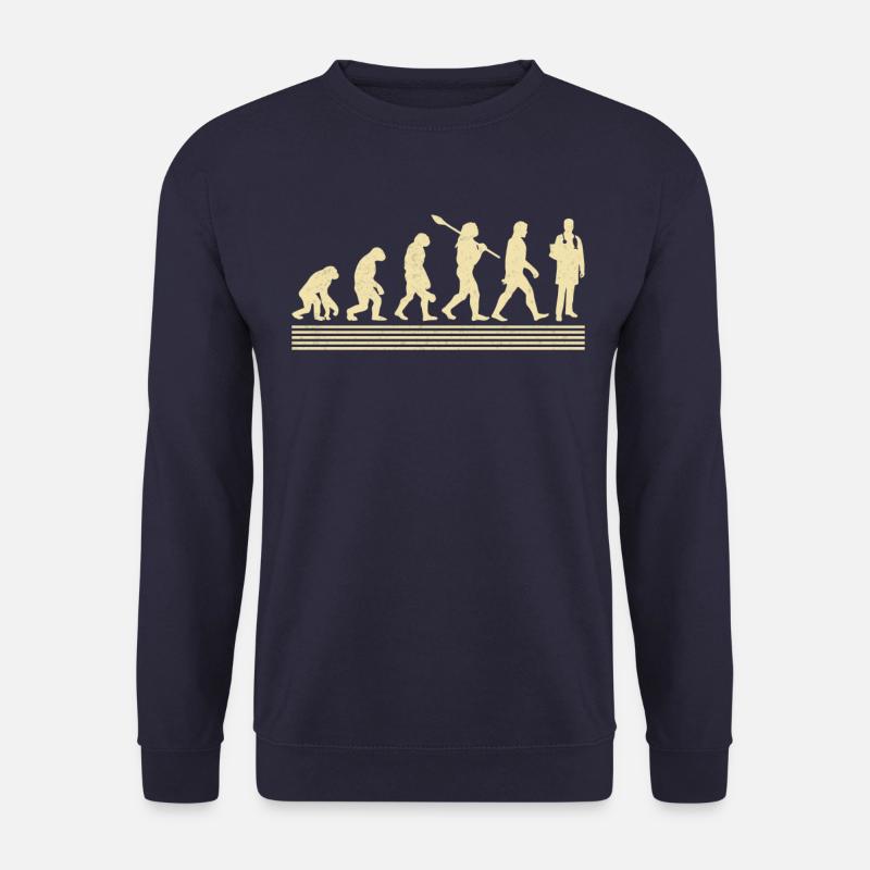 Evolution Des Arztes - Unisex Pullover - Navy