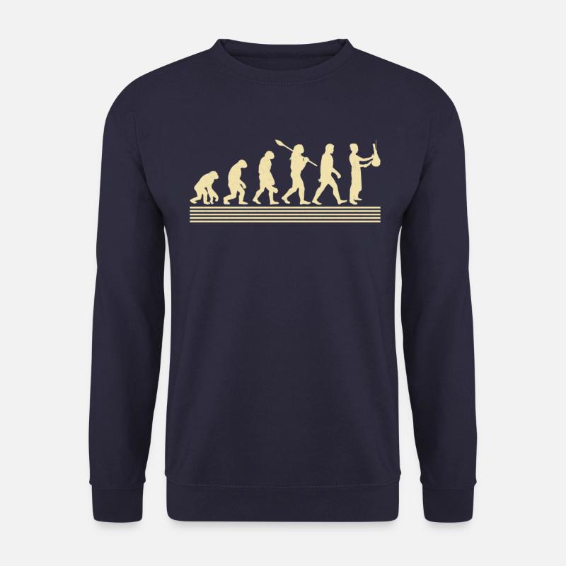 Évolution de la boucherie - Sweat-shirt Unisexe - marine