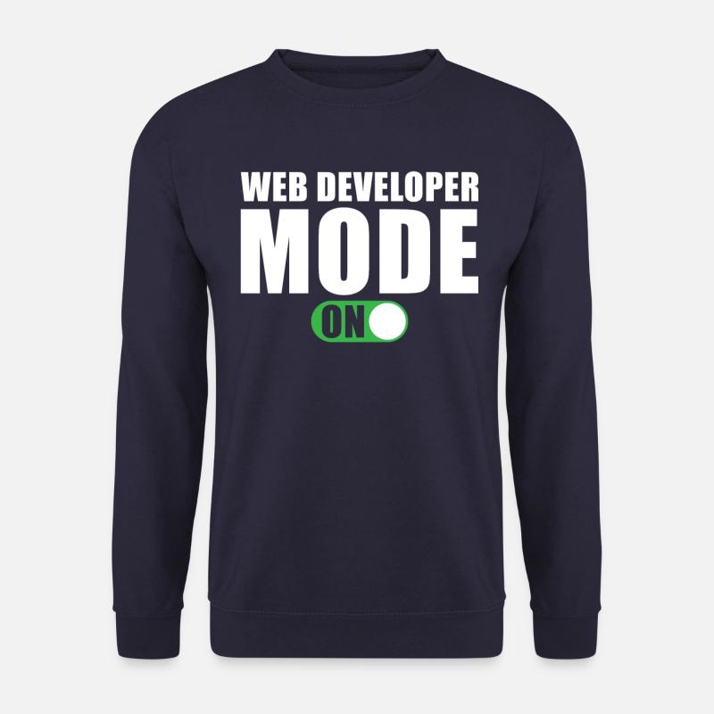Mode développeur Web activé - Sweat-shirt Unisexe - marine