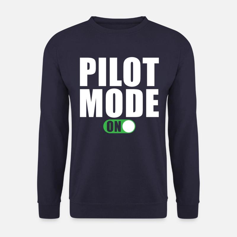 Pilot Modus Ein - Unisex Pullover - Navy