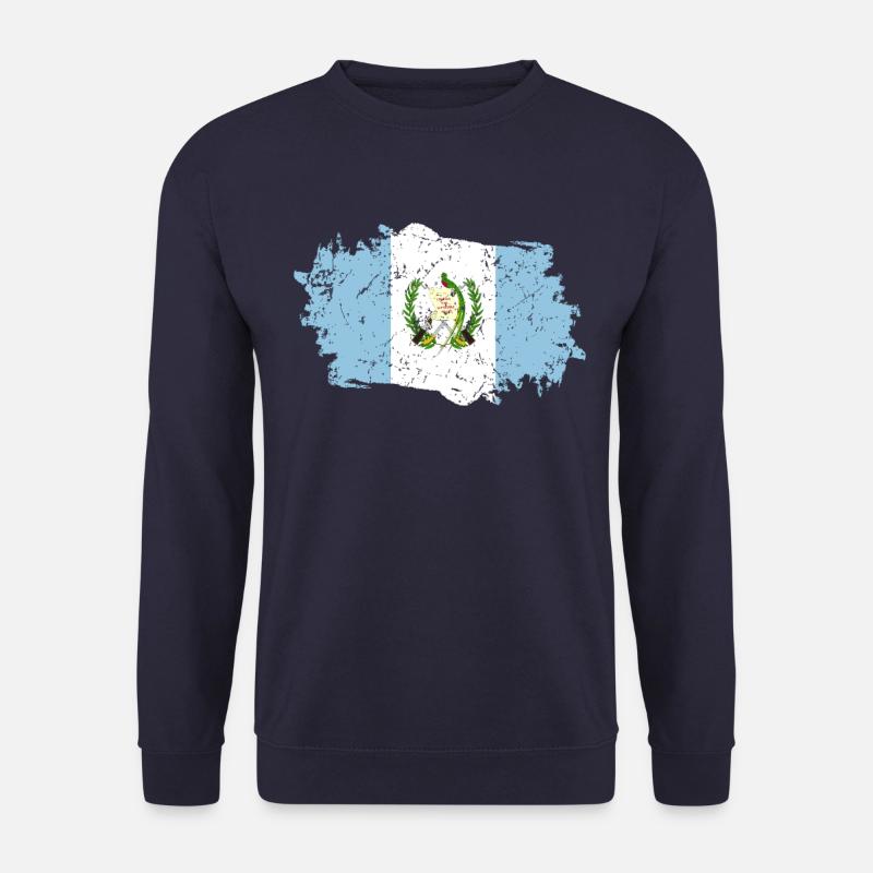 Guatemala Flag Grunge Guatemala Flag - Unisex Sweatshirt - navy