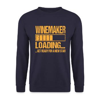 Winzer loading Winzer Ausbildung - Unisex Pullover - Navy - Vorne - Alina (178cm) & Michal (187cm)