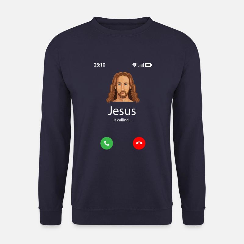 Jesus is calling - Unisex Sweatshirt - navy