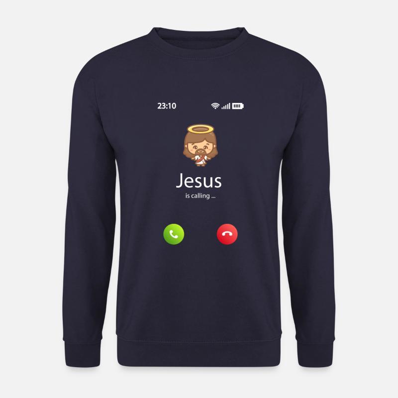 Jesus is calling - Unisex Pullover - Navy