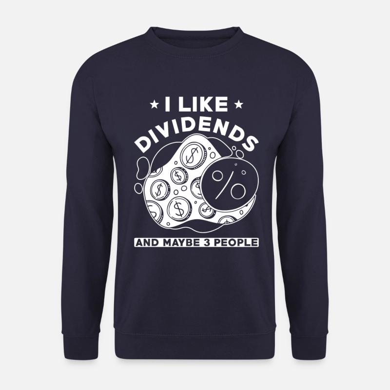 Dividend Shareholder Shares - Unisex Sweatshirt - navy
