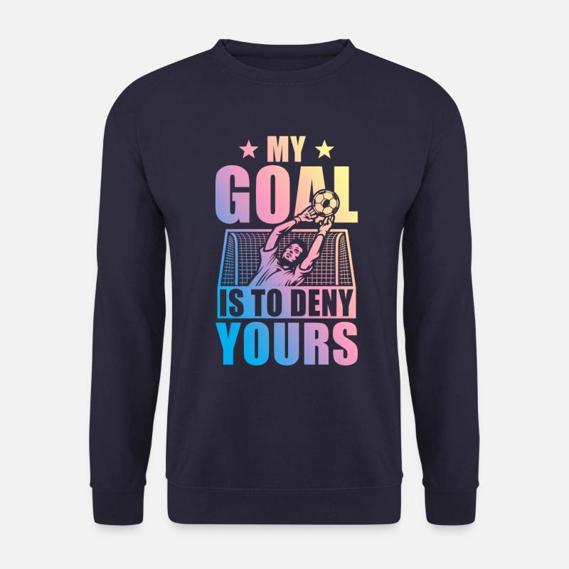 Torwart Fußball Spruch - Unisex Pullover - Navy