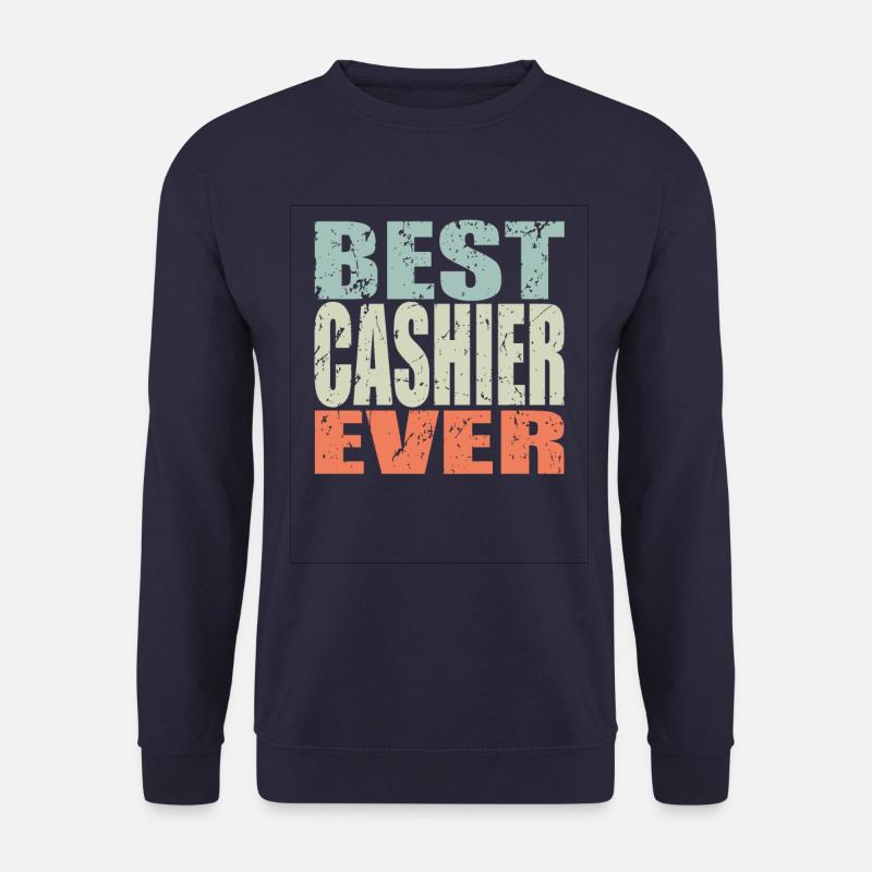 Best Kassierer ever Kassierer Geschenk - Unisex Pullover - Navy
