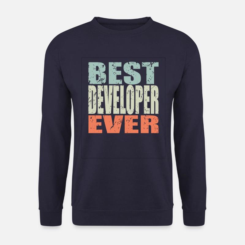 Best Developer ever Developer Gift - Unisex Sweatshirt - navy