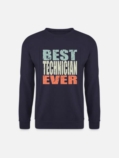 Best Techniker ever Techniker Geschenk - Unisex Pullover - Navy
