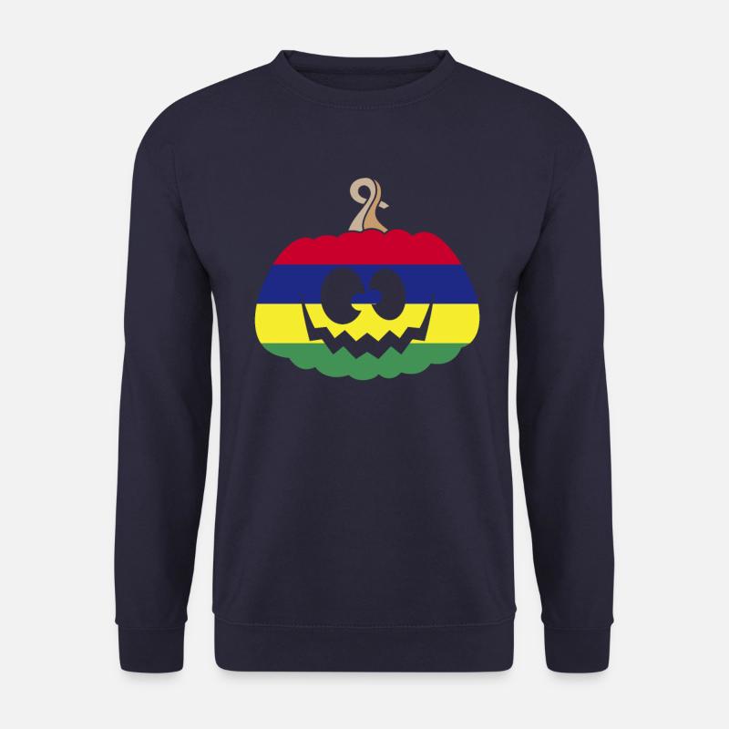 Hungary Halloween Pumpkin - Unisex Sweatshirt - navy