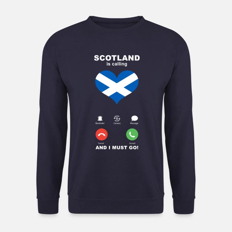 Schottland is calling Schottland Herz Souvenir - Unisex Pullover - Navy