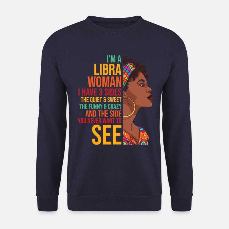 Libra Zodiac Sign Gift Libra - Unisex Sweatshirt - navy