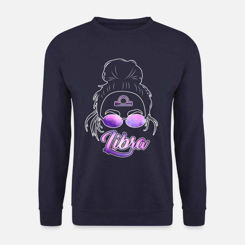 Waage Sternzeichen Geschenk Waage - Unisex Pullover - Navy