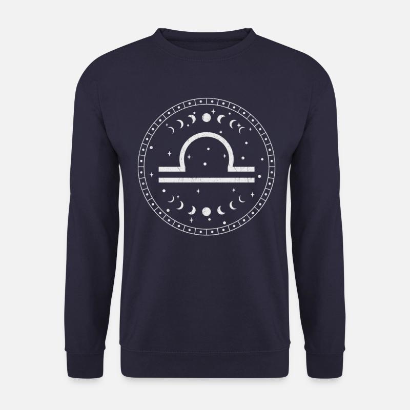Waage Sternzeichen Geschenk Waage - Unisex Pullover - Navy