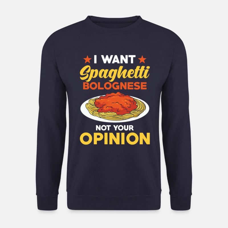 Spaghetti Bolognese - Unisex Pullover - Navy
