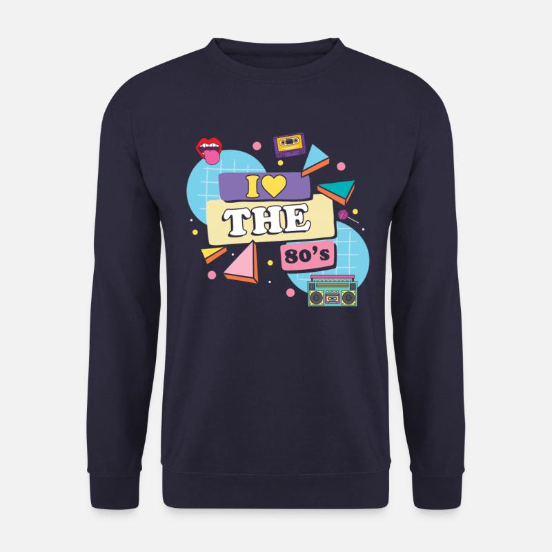 80s Retro - Unisex Sweatshirt - navy