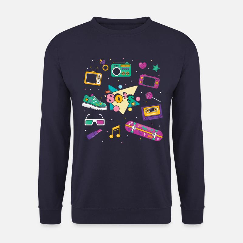 80s Retro - Unisex Sweatshirt - navy