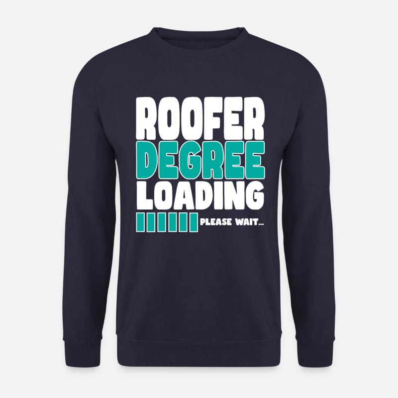 Dachdecker lädt Ausbildung - Unisex Pullover - Navy