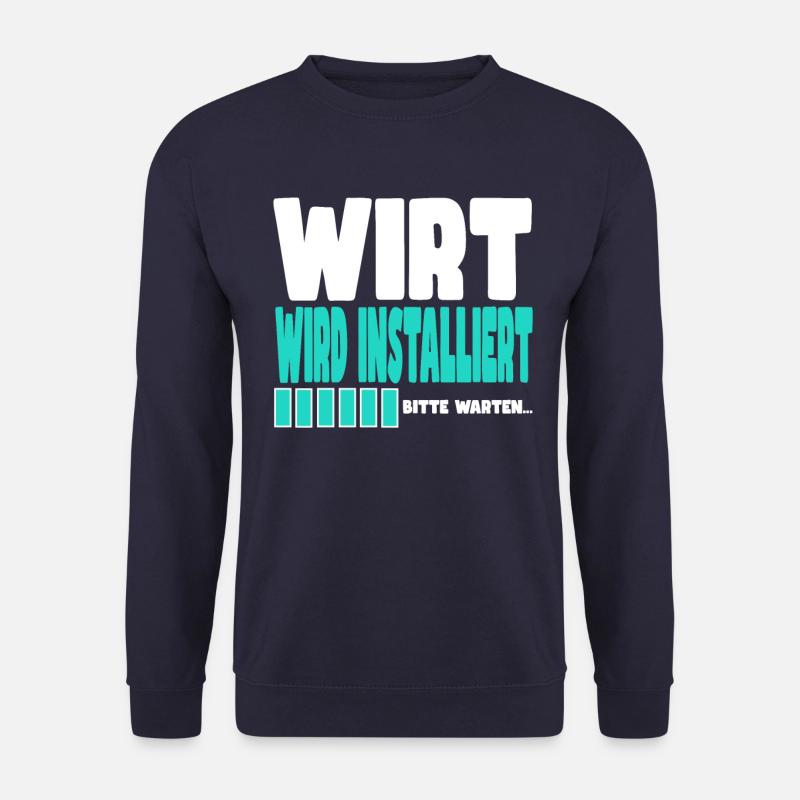 Wirt wird installiert - Unisex Pullover - Navy