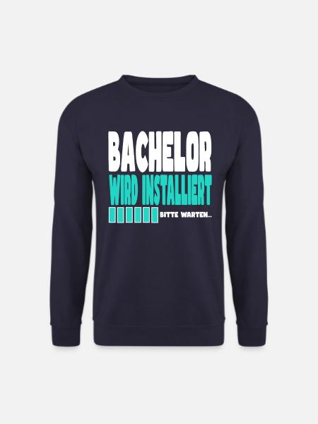 Bachelor wird installiert - Unisex Pullover - Navy
