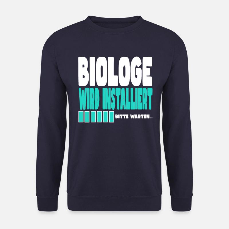 Biologe wird installiert - Unisex Pullover - Navy