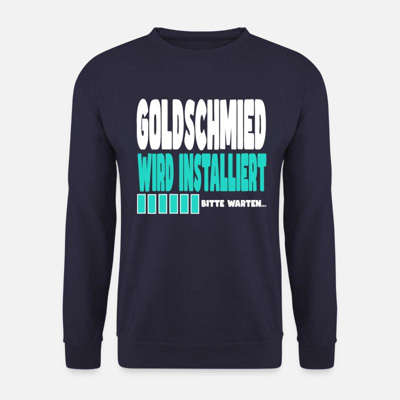 Gleisbauer wird installiert - Unisex Pullover - Navy