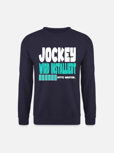 Jockey wird installiert - Unisex Pullover - Navy