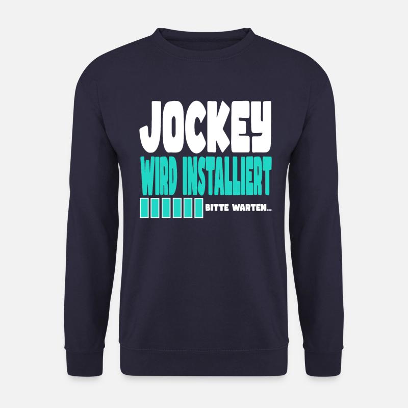 Jockey wird installiert - Unisex Pullover - Navy