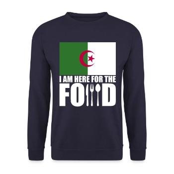 Souvenir de voyage de vacances en Algérie - Sweat-shirt Unisexe - marine - Devant - Alina (178cm) & Michal (187cm)