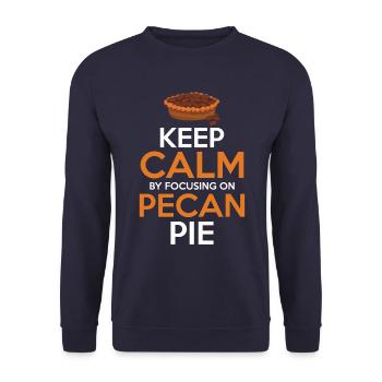 Pecan Cake Pecan Cake - Unisex Sweatshirt - navy - Front - Alina (178cm) & Michal (187cm)