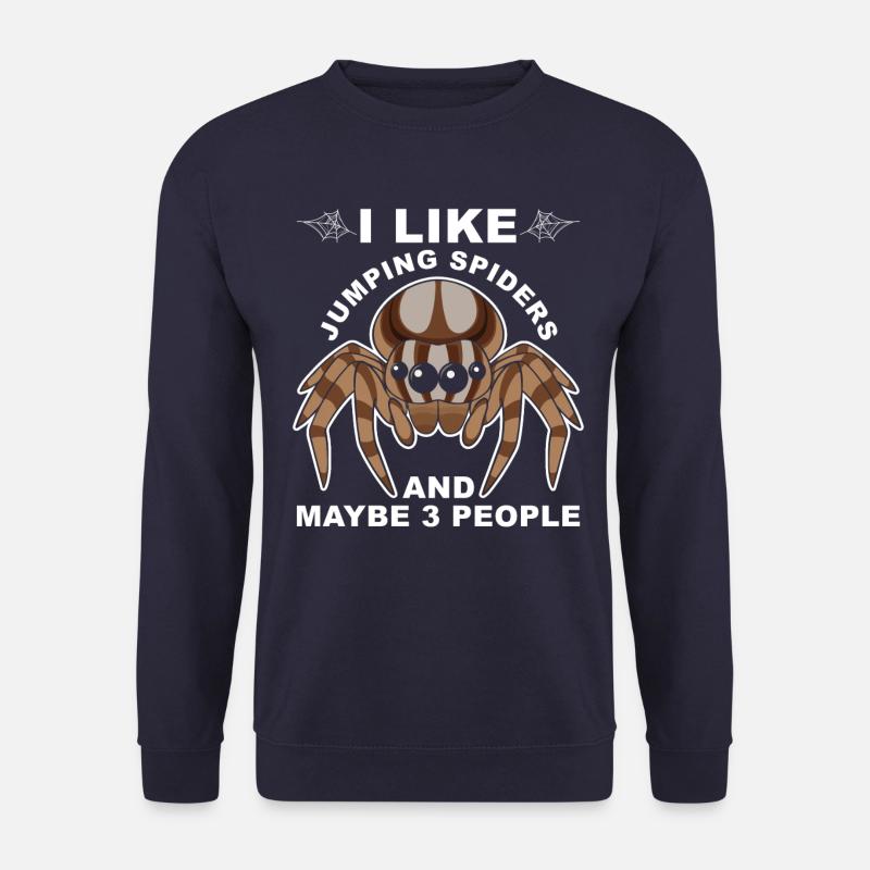 Springspinne Spruch - Unisex Pullover - Navy