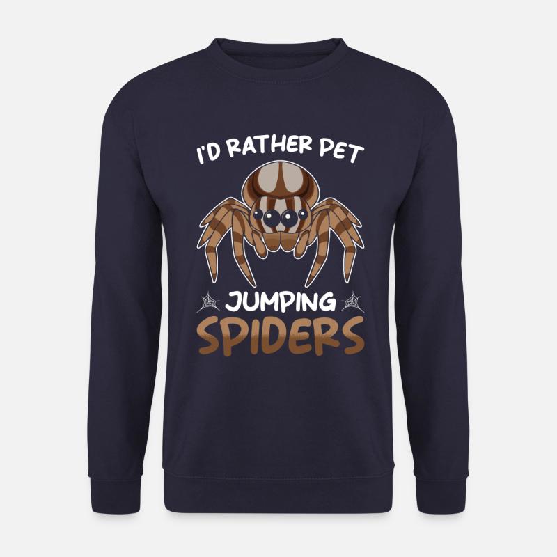 Jumping Spider Saying - Unisex Sweatshirt - navy