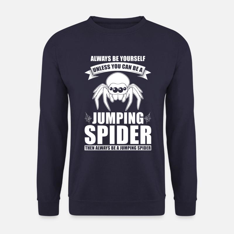 Jumping Spider Saying - Unisex Sweatshirt - navy