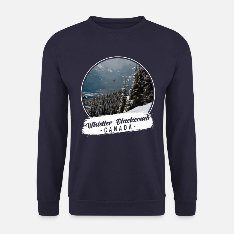 Whistler Blackcomb Kanada Souvenir - Unisex Pullover - Navy