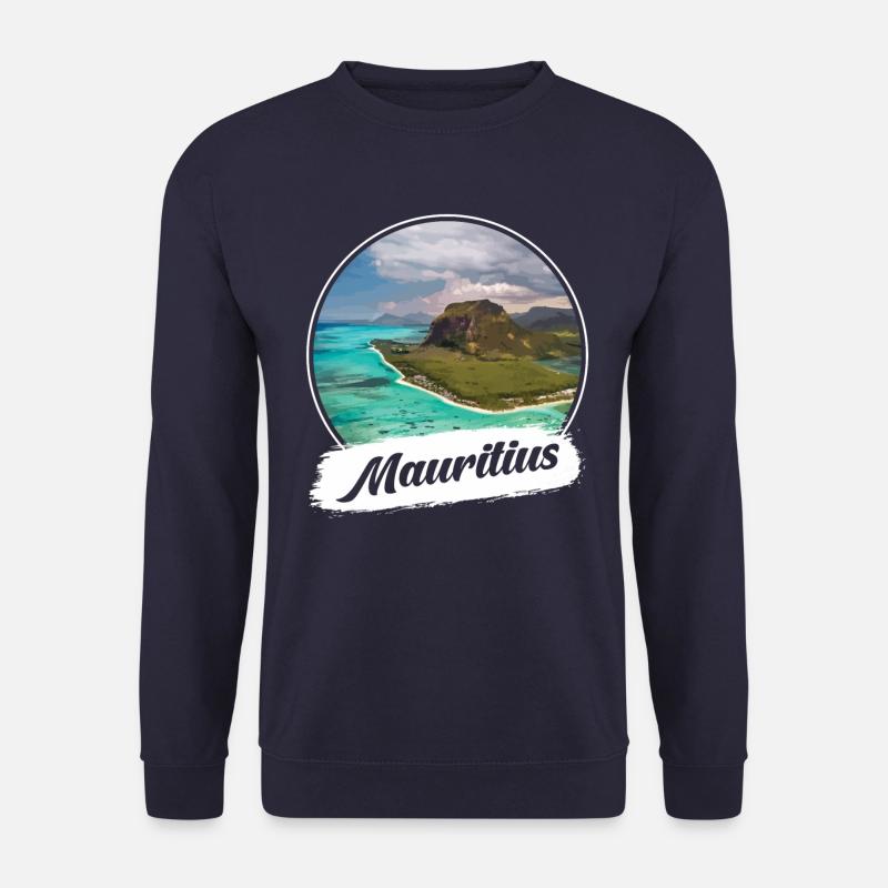 Souvenir de l’île Maurice - Sweat-shirt Unisexe - marine