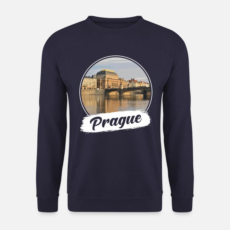 Prag Souvenir - Unisex Pullover - Navy