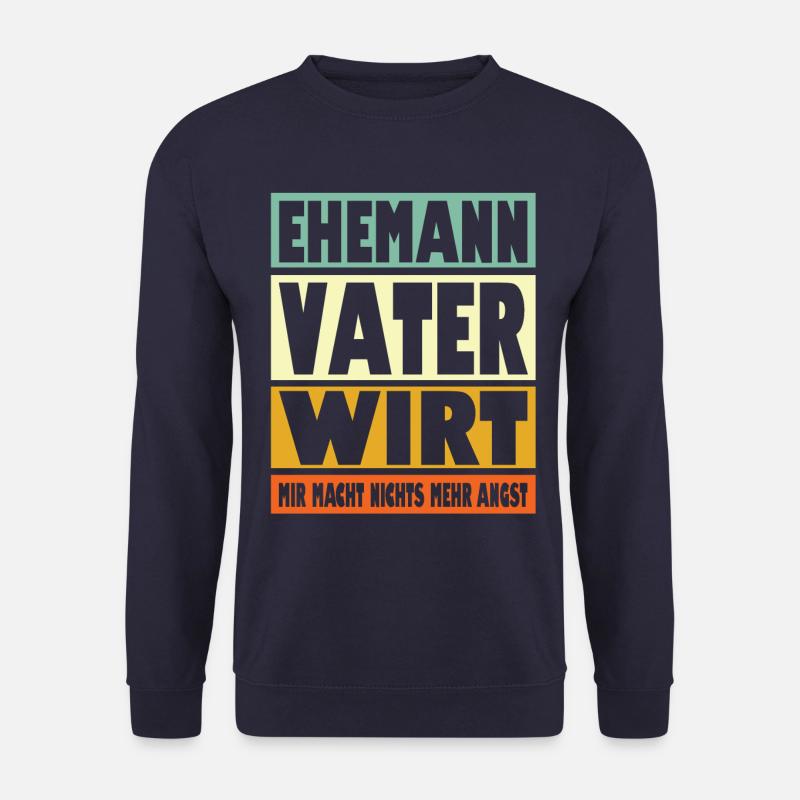 Wirt Vater Ehemann Held - Unisex Pullover - Navy