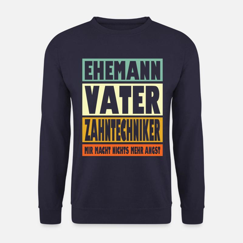 Zahntechniker Vater Ehemann Held - Unisex Pullover - Navy