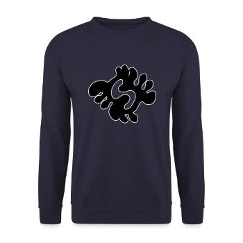 Ägypten Altes Symbol Frieden - Unisex Pullover - Navy - Vorne - Alina (178cm) & Michal (187cm)