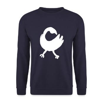 Egypt Ancient Symbol Wisdom - Unisex Sweatshirt - navy - Front - Alina (178cm) & Michal (187cm)