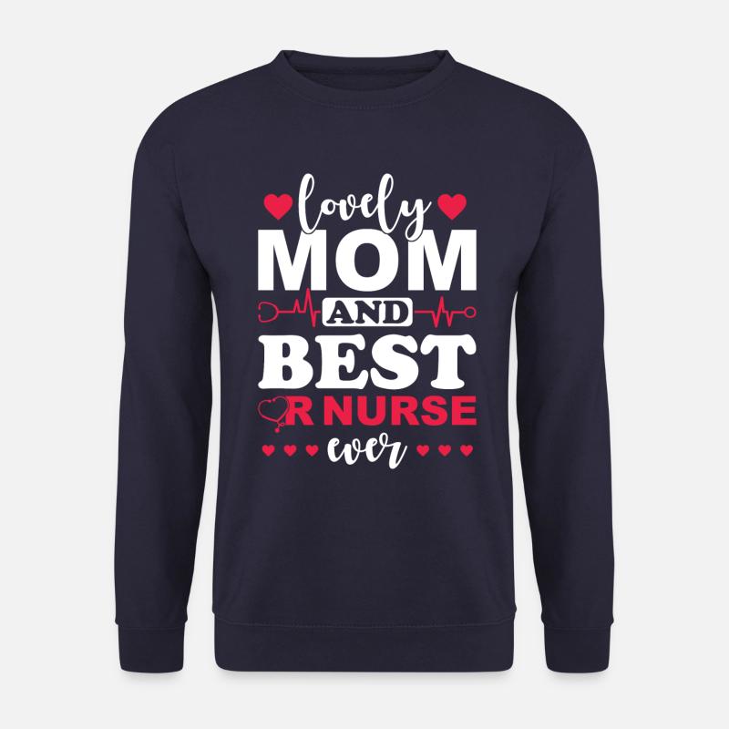 Mère infirmière chirurgicale - Sweat-shirt Unisexe - marine