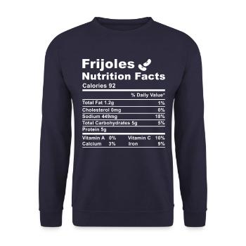Frijoles - Sweat-shirt Unisexe - marine - Devant - Alina (178cm) & Michal (187cm)