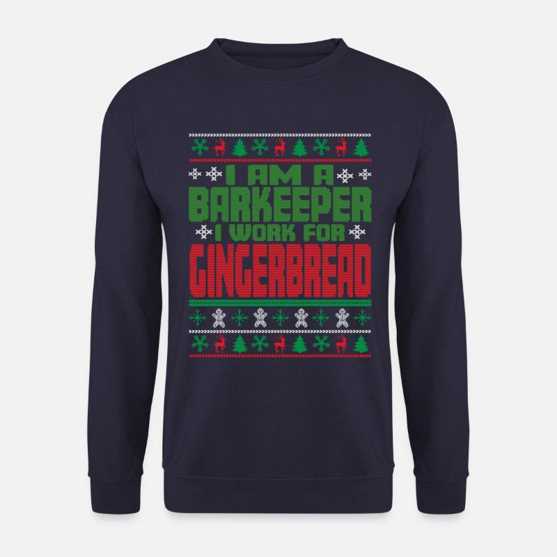 Bartender Christmas Quote - Unisex Sweatshirt - navy