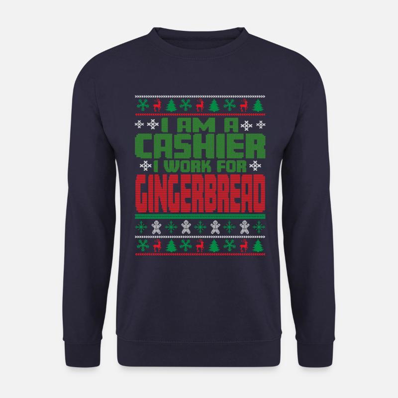 Citation de Noël du caissier - Sweat-shirt Unisexe - marine