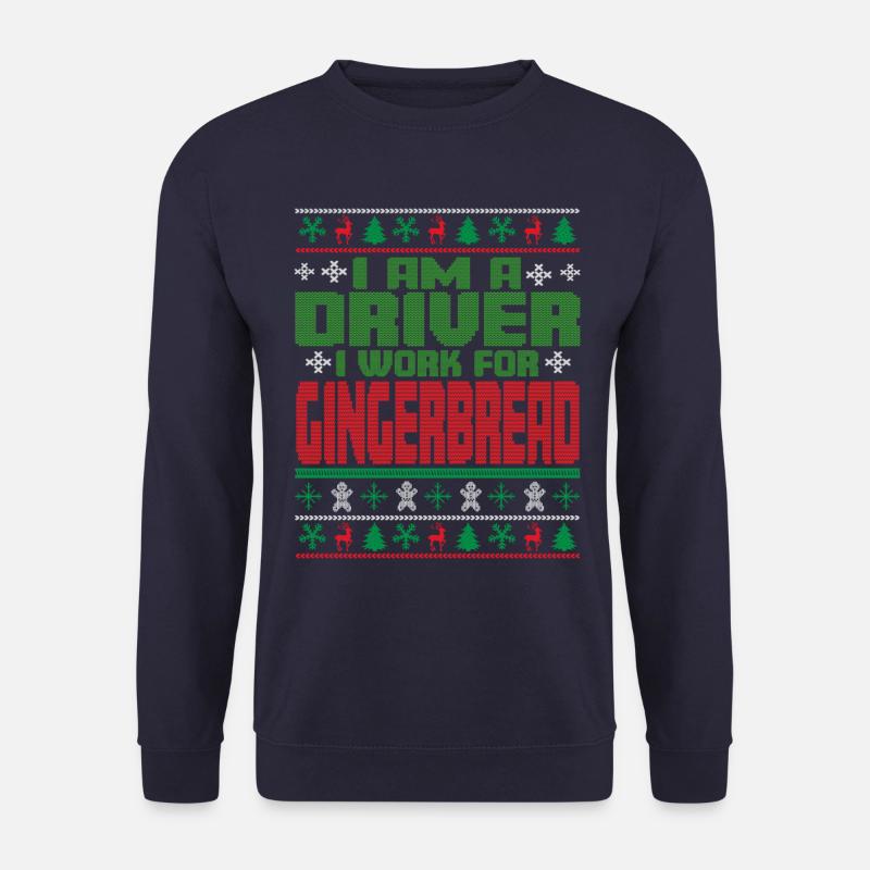 Devis de Noël du conducteur - Sweat-shirt Unisexe - marine