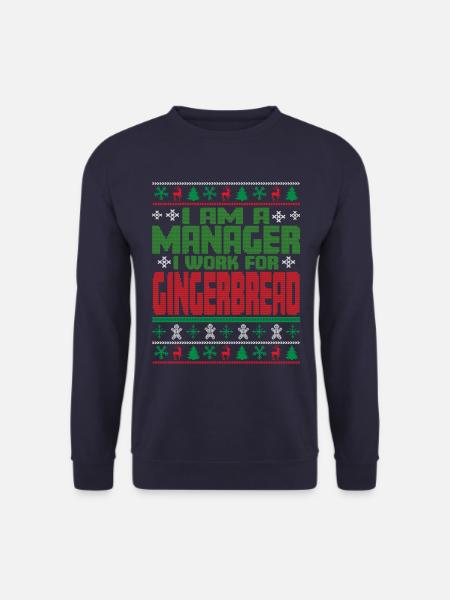 Manager Christmas Quote - Unisex Sweatshirt - navy