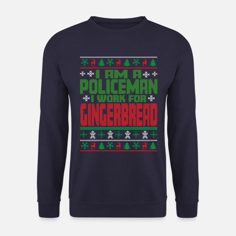 Citation de Noël du policier - Sweat-shirt Unisexe - marine