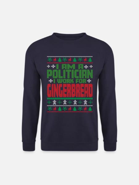 Politiker Weihnachten Spruch - Unisex Pullover - Navy